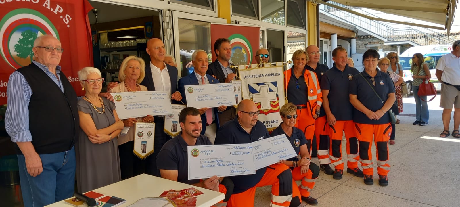 Unione e solidarietà a Sala Baganza: il Circolo “Ivo Vespini” dona 40mila euro al volontariato locale